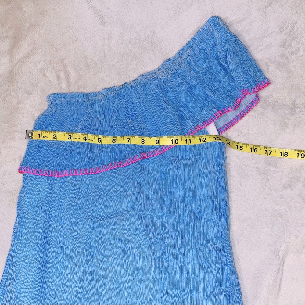 LILLY PULITZER Emmeline One Shoulder Ruffle Dress - Picture 8 of 11